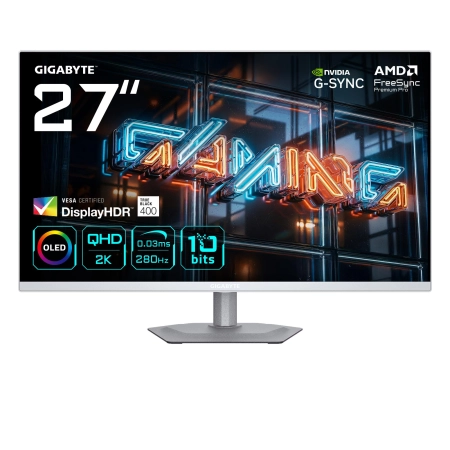 Monitor Oled 27"/MO27Q2A Ice Ek Gigabyte