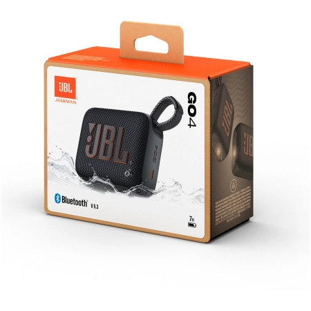 JBL Go 4 Portable Bluetooth Speaker Black