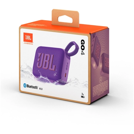 JBL Go 4 Portable Bluetooth Speaker Purple
