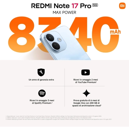 Xiaomi Redmi Note 17 Pro 5G 6GB RAM 256GB Sky Blue