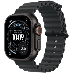 Apple Watch Ultra 3 GPS + Cellular 49mm Black Titanium Case with Black Ocean Band,Model A3281, MF0J4QR/A