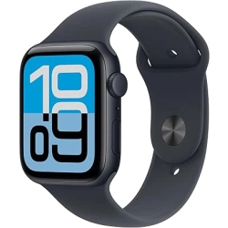 Apple Watch SE 3 GPS 44mm Starlight Aluminium Case with Starlight Sport Band - M/L MEHJ4ET/A