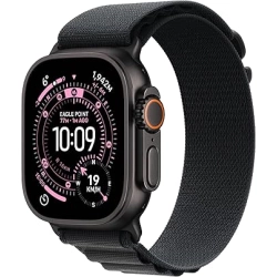 APPLE Watch Ultra 3 GPS + Cellular 49mm Black Titanium Case with Black Alpine Loop - Medium MF0V4QR/A