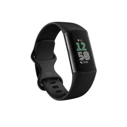 Fitbit Charge 6 OLED Wristband Activity Tracker obsidian/aluminium black