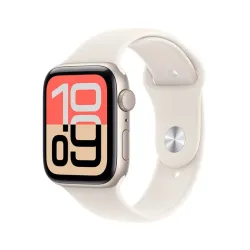 Apple Watch SE (2025) starlight aluminium  44mm starlight sport band Size S/M