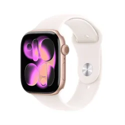Apple Watch Series 11 rose gold aluminium 46mm light blush sport band Size S/M