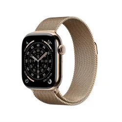Apple Watch Series 11 gold aluminium 42mm 4G gold milanese Loop