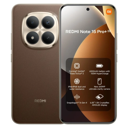 Xiaomi Redmi Note 15 Pro+ 5G 12/512GB brown
