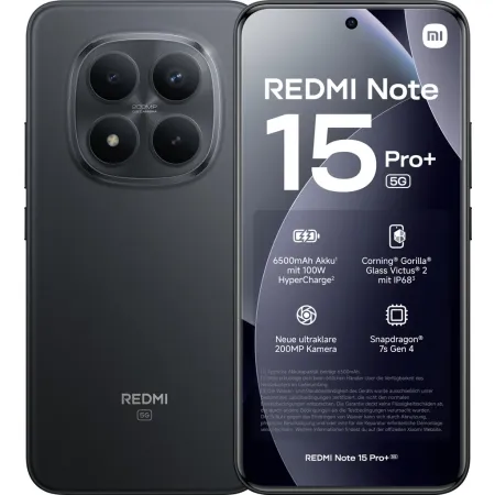 Xiaomi Redmi Note 15 Pro+ 5G Dual Sim 8+256GB black