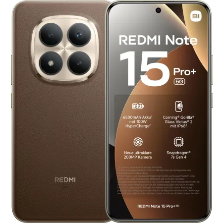 Xiaomi Redmi Note 15 Pro+ 5G 8/256GB brązowy