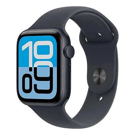 Apple Watch SE 3 GPS 44mm Starlight Aluminium Case with Starlight Sport Band - M/L MEHJ4ET/A