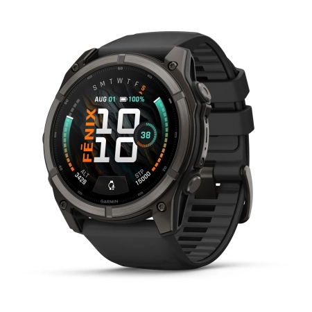 Garmin Fenix 9 51mm Carbon DLC  Black Band  EMEA/AUS/AFR 010-04763-11