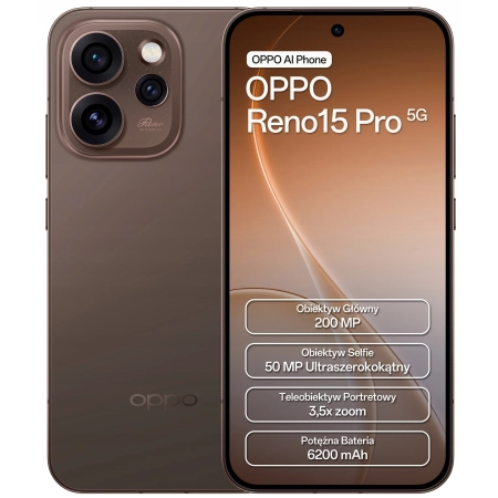 Oppo Reno15 Pro 5G 12/512GB brązowy