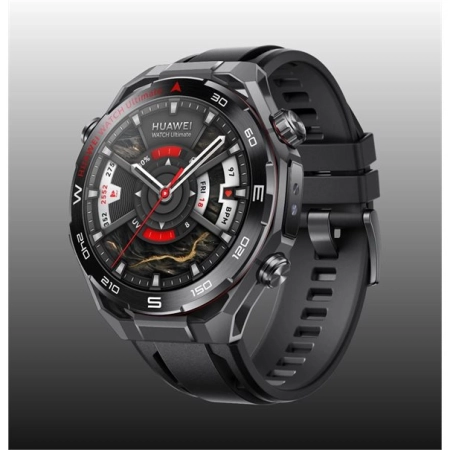 Huawei March-B19 Watch Ultimate 2 zirconium liquid metal Smartwatch 48mm black fluoroelastomer