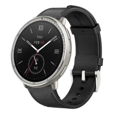 Amazfit Active 2 (Round) Smartwatch 44mm black leather