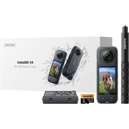Insta360 X4 Adventure Bundle Camera Set black
