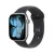 Apple Watch Series 11 space grey aluminium 46mm black sport band Size M/L